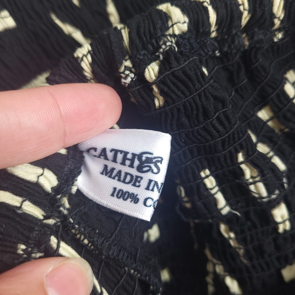 Vintage Women's Bell Bottom Flare Pants Boho Cottage Core Hippie Gypsy Country - Picture 5 of 10